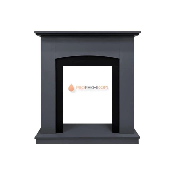 Каминокомплект Royal Flame Barcelona (разборный) - Серый графит с очагом Aspen Black