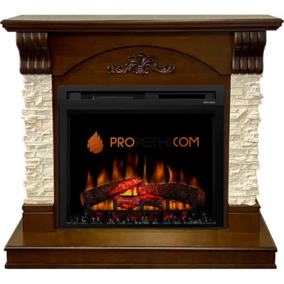 Каминокомплект Dimplex Prague - Темный дуб/Сланец бежевый с очагом XHD28L-INT