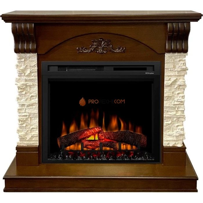 Каминокомплект Dimplex Prague - Темный дуб/Сланец бежевый с очагом XHD28L-INT