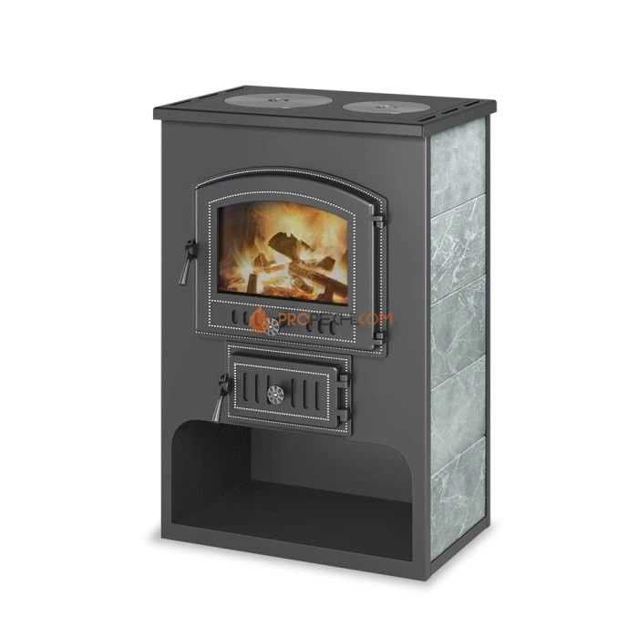 Печь-камин Везувий ПК-03 (224) с плитой талькохлорит