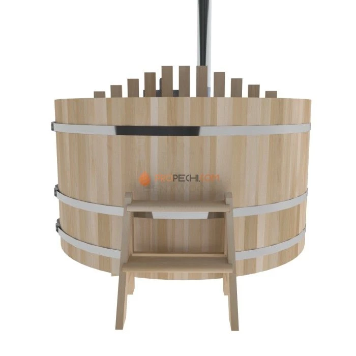 Фурако BentWood из кедра D=1.8 с внутренней печкой премиум