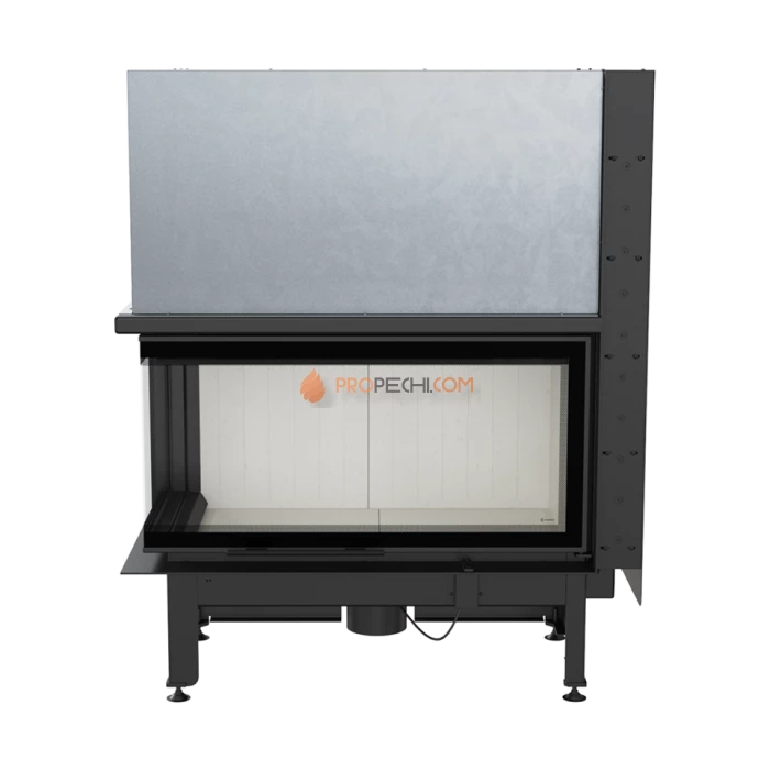 Каминная топка стальная Kratki NADIA/14/L/BS/G (гильотина) (14 кВт)