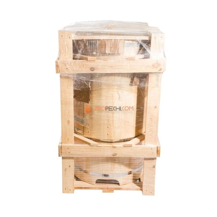 Фитобочка овальная НКЗ PREMIUM из кедра, 2-местная, 130x780x140 см / 25 мм