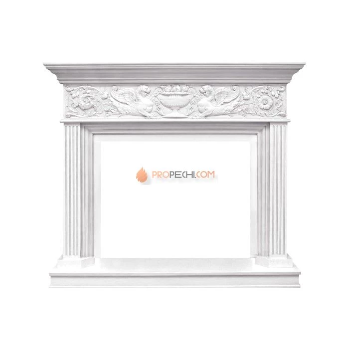 Каминокомплект Dimplex Palace - Белый с серебром с очагом Symphony 30 inch DF3020-EU