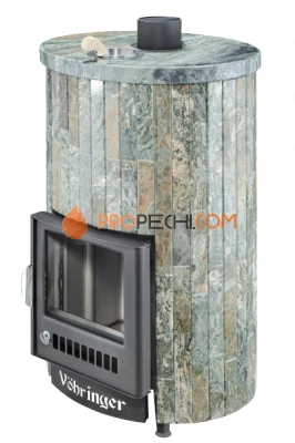 Банная печь Ферингер  ПФ Уют-25 Жадеит наборный
