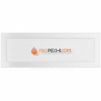 Вентиляционная решетка Kratki 17х49 белая