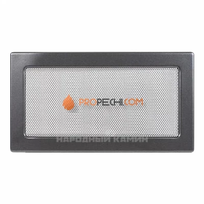 Вентиляционная решетка Kratki 17х30 графит