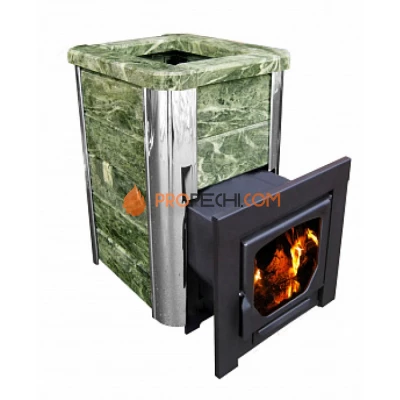 Дровяная печь для бани Варвара Сказка Мини укороченная