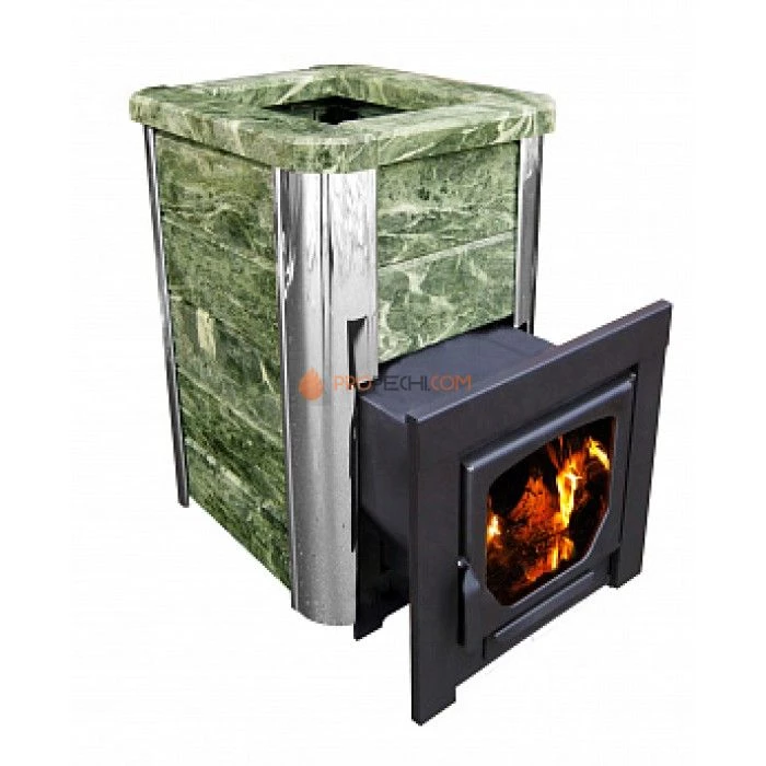 Дровяная печь для бани Варвара Сказка Мини укороченная