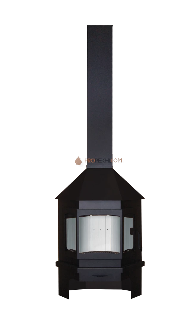 Камин ЭкоКамин Мюнхен Угловой Черный