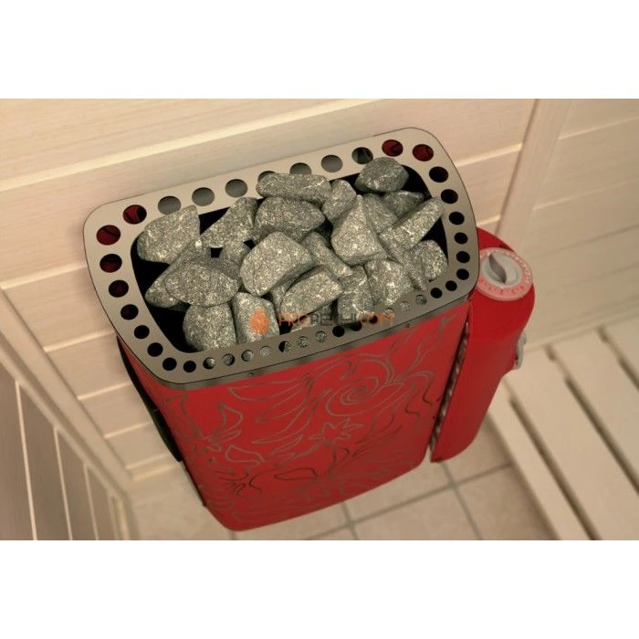 Электрическая печь SAWO Dragonfire Minidragon MN-36NB-DRF-P 3.6 кВт (со встроенным пультом)