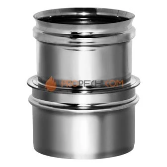 ПЕРЕХОДНИК С БАКА НА ТРУБУ D120, AISI 304 (ВУЛКАН)