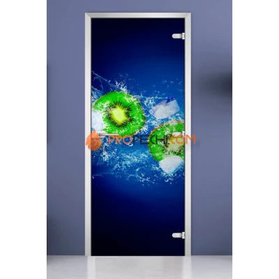 Стеклянная межкомнатная дверь DoorWood с фотопечатью Fruite-02, 2000х700 мм