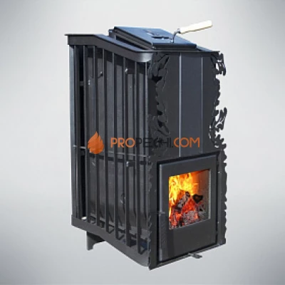 Дровяная печь для бани Варвара Терма Каменка Мини укороченная