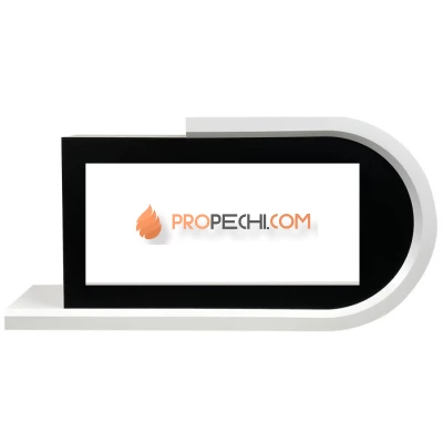 Портал Royal Flame Basel R - Белый с черным