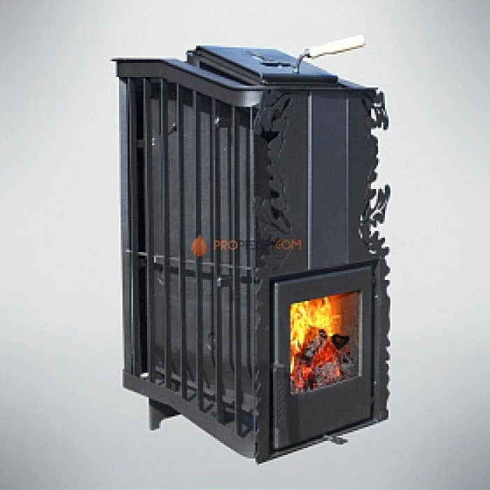 Дровяная печь для бани Варвара Терма Каменка Мини укороченная