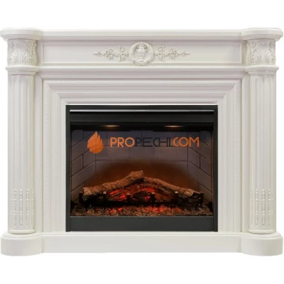 Каминокомплект Dimplex Manor - Белый дуб с очагом Symphony 26 inch DF2608-INT