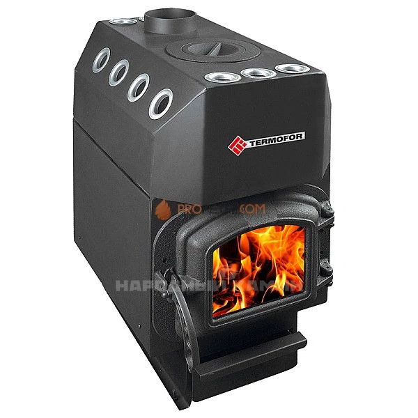 Отопительная печь Термофор (Конвектика) Ставр 9ЧЧ с чугунной плитой