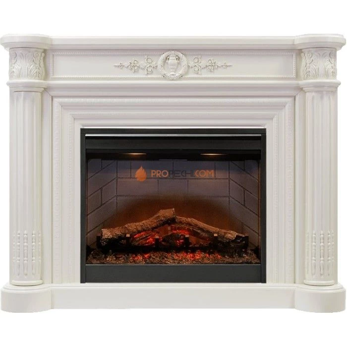 Каминокомплект Dimplex Manor - Белый дуб с очагом Symphony 26 inch DF2608-INT