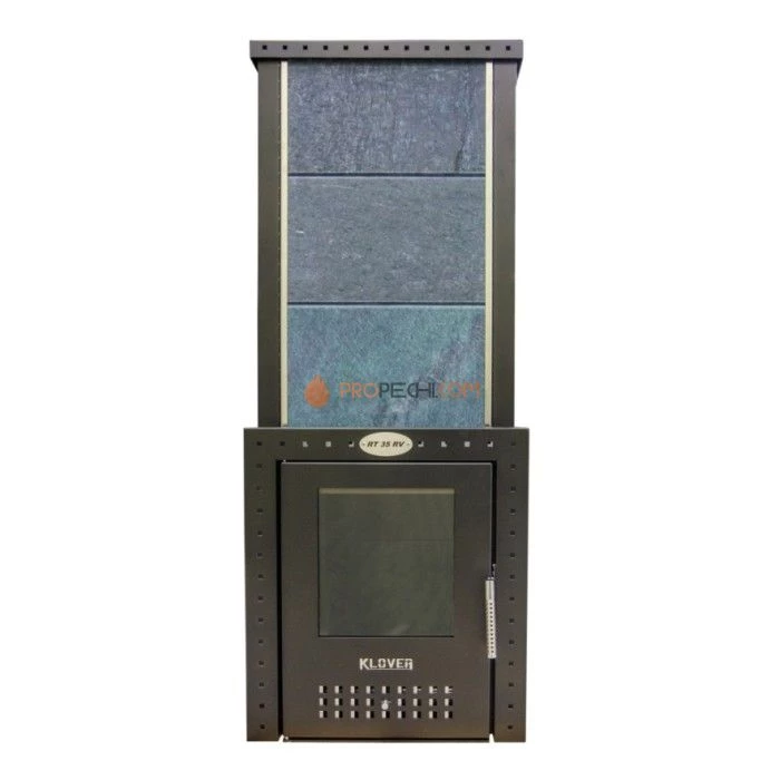 Дровяная печь для бани Klover RT 20-RV ( Жадеит 30мм)