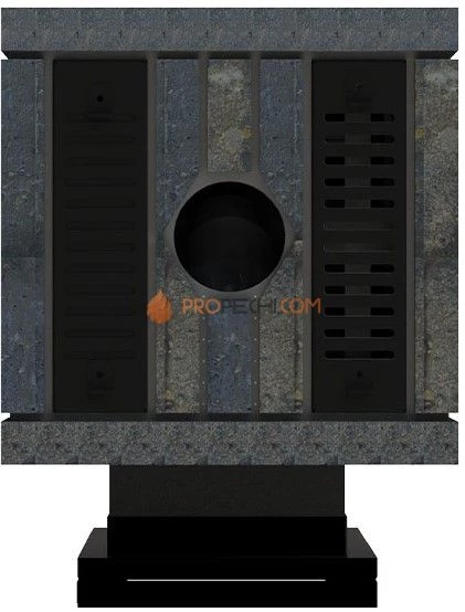 Банная печь Grill'D Shaman Long (2 каменки)