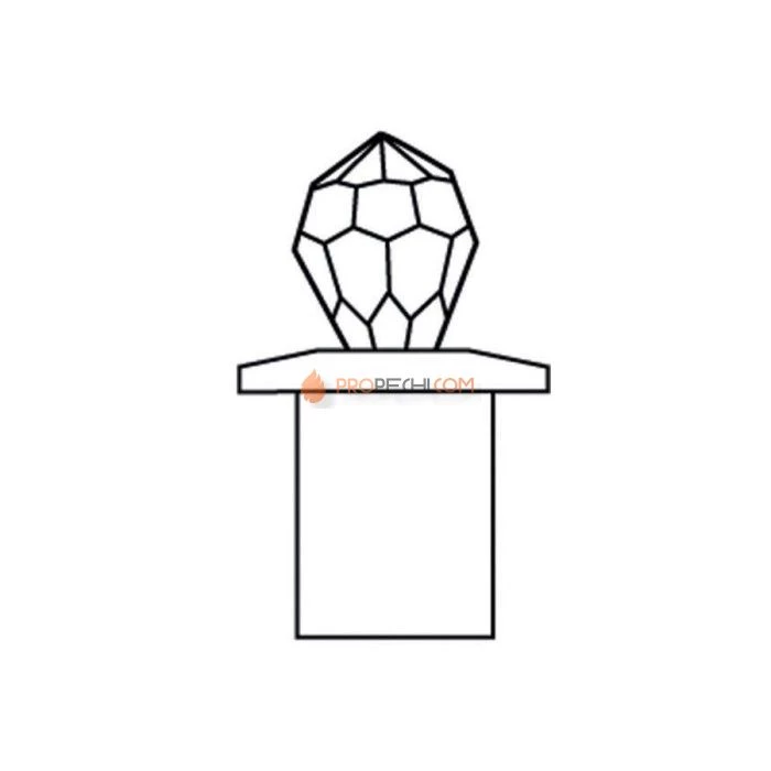 Набор хрустальных насадок Cariitti CR16 Kit 3 золото