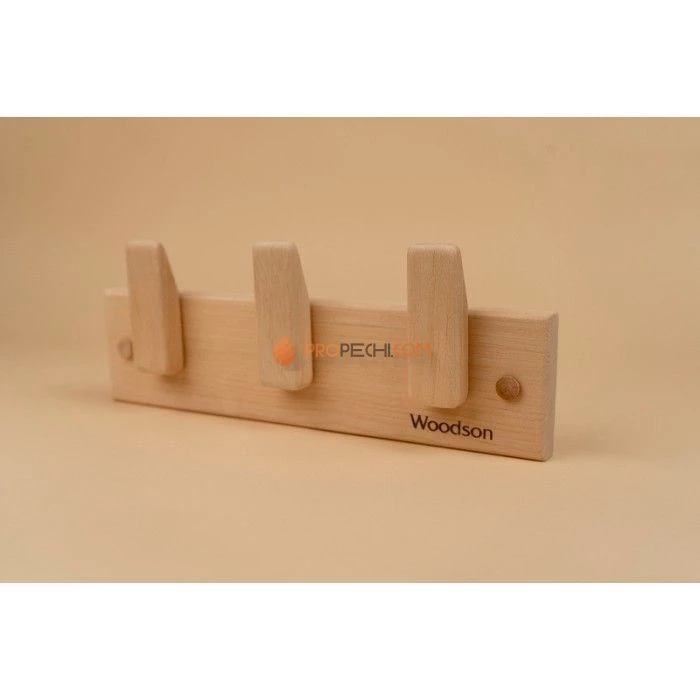 Вешалка Woodson D3, 3 крепления, ольха