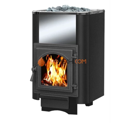 Чугунная печь для бани Везувий Сенсация 22 Антрацит (270) б/в