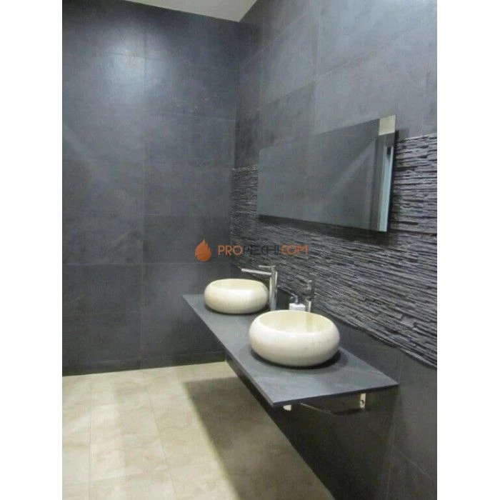 Панель Черный сланец натуральный скол (600х300мм) упак. (6шт/1,08м2)