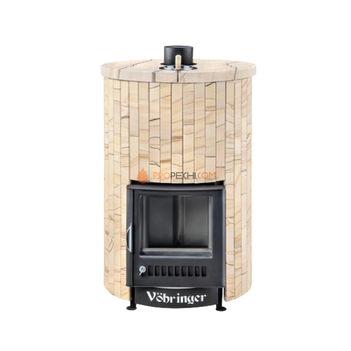 Дровяная печь для бани Ферингер Уют-18 до 18 м³ - Окаменевшее дерево наборный