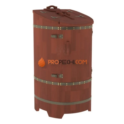 Фитобочка BentWood со скосом Сращенная цвет Спелая вишня