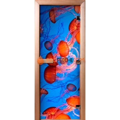 Дверь для бани DoorWood Фотопечать А088, 2000x800 мм