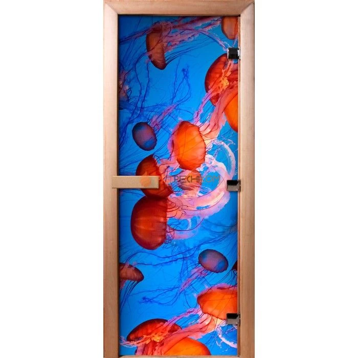 Дверь для бани DoorWood Фотопечать А088, 2000x800 мм