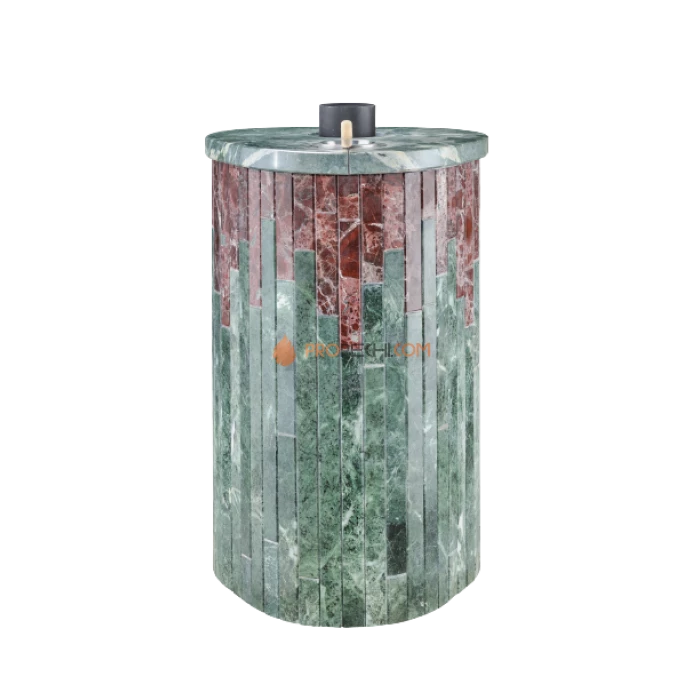 Дровяная печь для бани Ферингер Малютка До 18 м³ - Змеевик + Россо Леванте