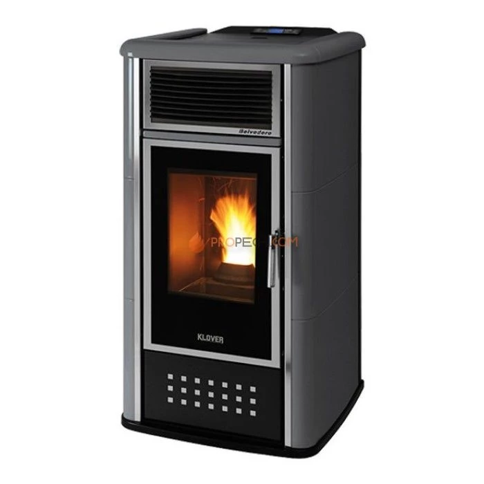 Отопительная печь Klover BELVEDERE 22 TOP (серебро)