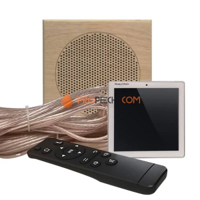 Комплект акустической системы встраиваемый SW-Sensor-1 White (одна колонка Wood, квадрат)