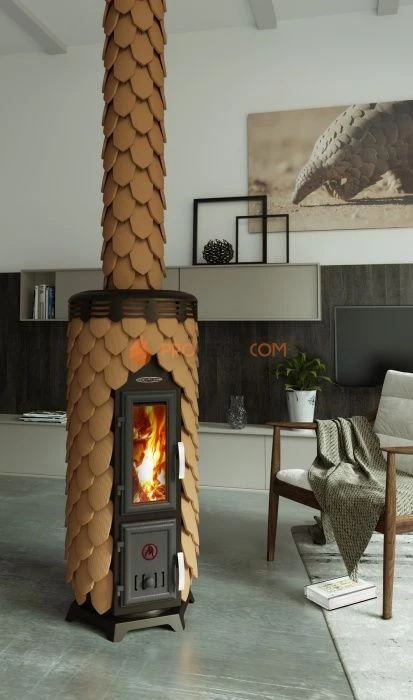 Печи отопительная TMF Сента Панголина Лайт шамот-терракота