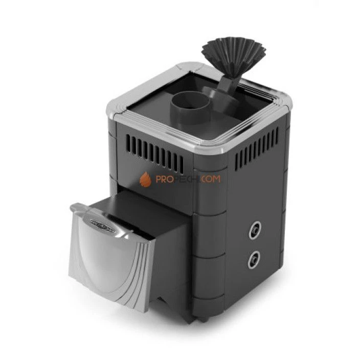 Печь для бани Термофор Гейзер Микра 2017 Inox ДН ЗК ТО антрацит