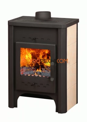 Печь-камин ЭкоКамин Бавария с плитой