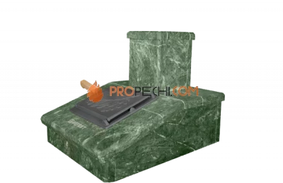 Облицовка на трубу Президент Змеевик Гефест 25/ЗК 25 130х290, 1 ярус, под шибер