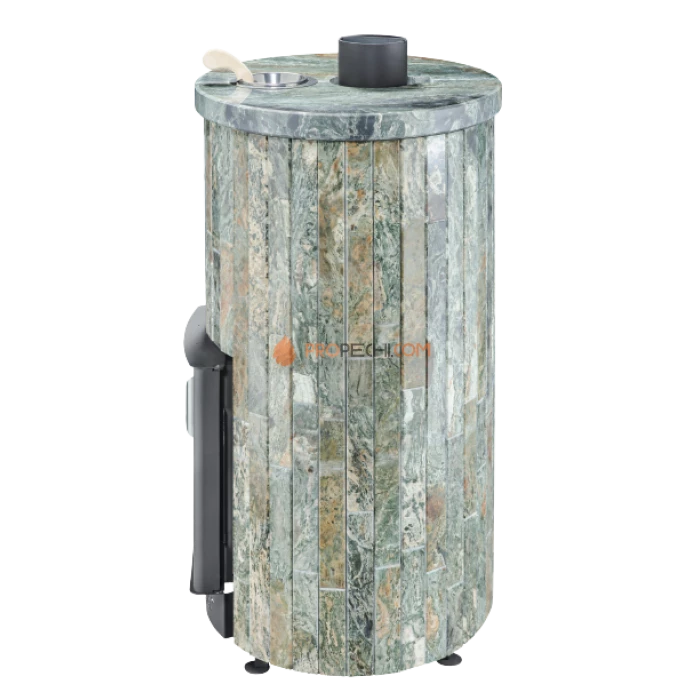 Дровяная печь для бани Ферингер Уют-25 до 25 м³ - Жадеит наборный