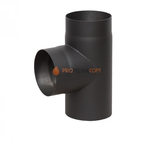 Тройник черный КПД 90* d150 2 мм