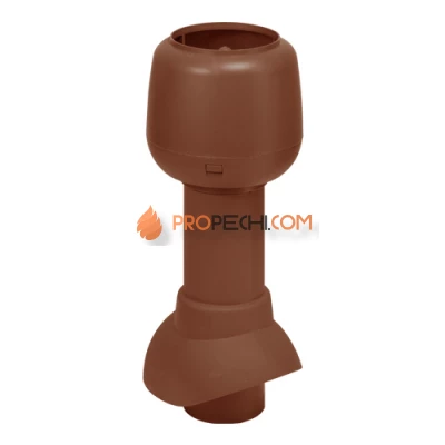 Вентиляционный выход с колпаком 110/500 коричневый