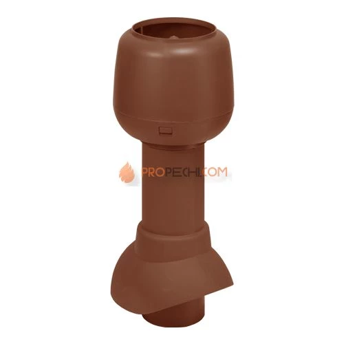 Вентиляционный выход с колпаком 110/500 коричневый
