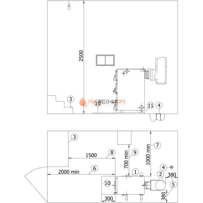 Отопительный котел Теплодар Куппер ПРО 42