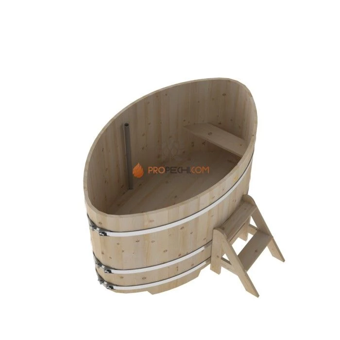 Купель BentWood овальная из кедра 1,15х1,83 стандарт