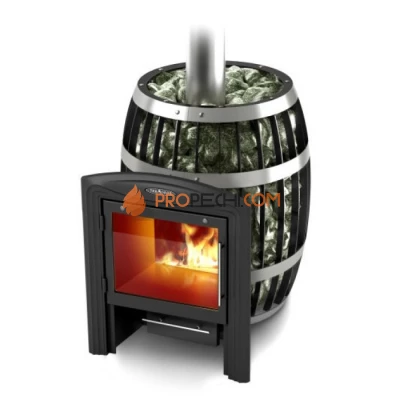 Печь для бани Термофор Саяны Carbon Витра