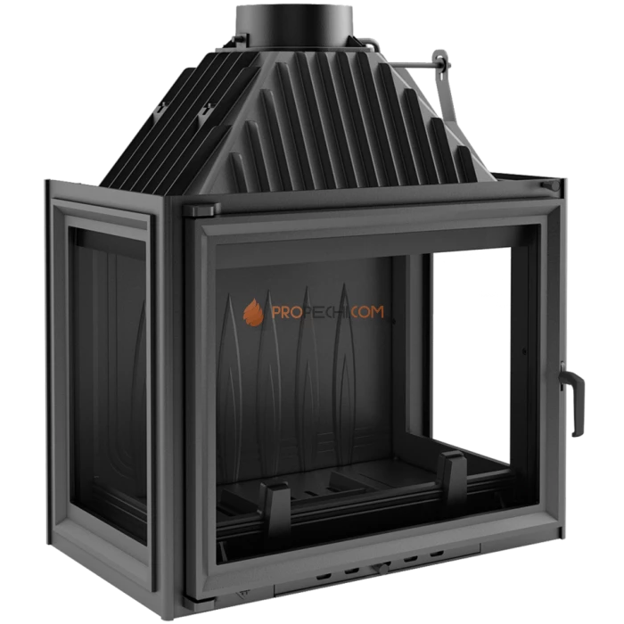 Каминная топка Kratki Amelia/LP (стекло слева-справа)