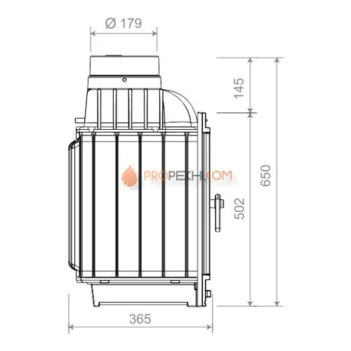 Каминная топка Nordflam Corno
