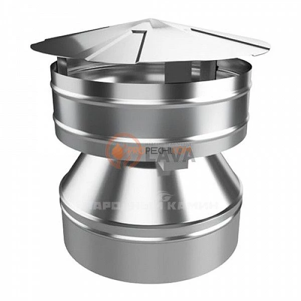 Зонт-дефлектор 200/300 мм нерж. 439 (0,5)